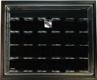 NHL New York Rangers 30 Puck "Case Up" Display Case, Black  Sports Related Display Cases  Sports & Outdoors