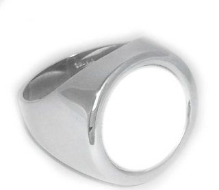 1/10 Isle of Man Cat Coin Ring Sterling Silver High Polished No Coin Jewelry