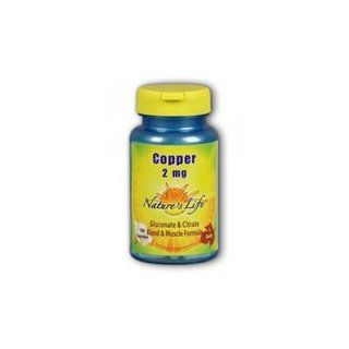 Nature's Life Copper Complex, 100 caps 2 mg(Pack of 3) Health & Personal Care