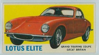 1961 Topps Sports Cars 66 Lotus Elite Excellent Entertainment Collectibles