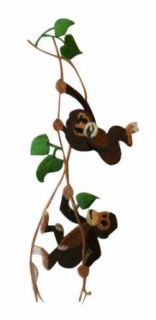 ID #1643 Monkeys on Branch Animal Embroidered Iron On Applique Patch