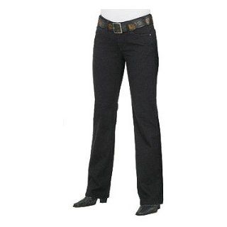 Wrangler Women's Short Rise Western Aura Jeans Average, OVERDYED BLK, 12