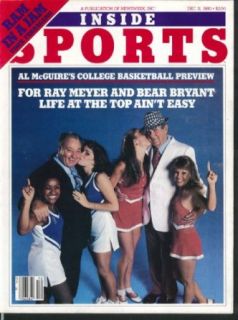 INSIDE SPORTS Al McGuire Ray Meyer Bear Bryant Vince Ferragamo 12/31 1980 Entertainment Collectibles