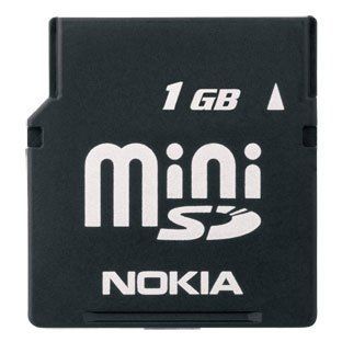 1GB Nokia MU 24 Mini SD Memory Card for Mobile Devices, Data Storage by Modern Tech Cell Phones & Accessories