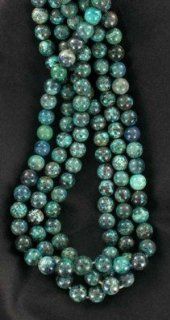 AAA AFRICAN CHRYSOCOLLA BEADS 10mm ROUNDS~ 