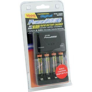 Power 2000 XP350 11 AAA Charger with 4 Rechargeable Batteries Electronics