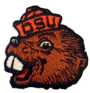 Vintage Sports Novelty Iron On Patch   NCAA College Oregon State OSU Beaver Logo Applique