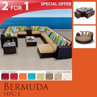 Bermuda 22 Piece Outdoor Wicker Patio Furniture Set B14emzb  Outdoor And Patio Furniture Sets  Patio, Lawn & Garden