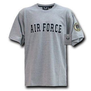 Rapiddominance Air Force Applique Text Tee  Camouflage Hunting Apparel  Sports & Outdoors