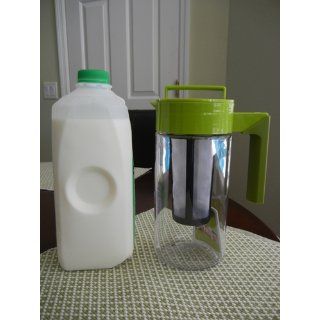 Takeya Tea Maker with Jacket, Avocado/Olive, 40 Ounce Iced Tea Pitchers Kitchen & Dining