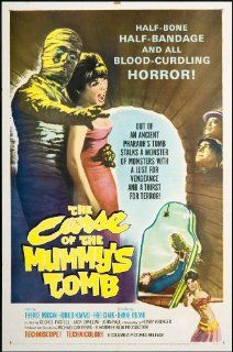 The Curse of the Mummy’s Tomb 1964 Original Movie Poster Horror Fred Clark, Ronald Howard, Terence Morgan Entertainment Collectibles