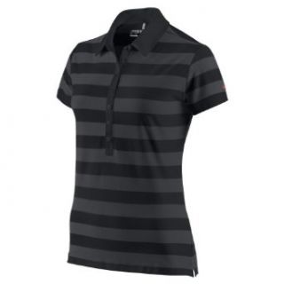 RUGBY STRIPE POLO BLACK/ANTHRACITE//SUNBURST (Large)  Polo Shirts  Clothing