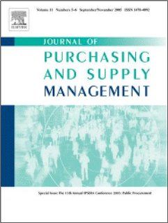 Purchasing strategies in the Kraljic matrix A power and dependence perspective [An article from Journal of Purchasing and Supply Management] M.C.J. Caniels, C.J. Gelderman Books