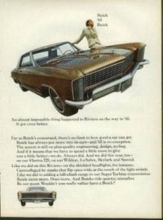 An almost impossible thing happened   it got better Buick Riviera ad 1965 Entertainment Collectibles