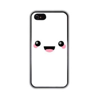 IPHONE 5 Kawaii Anime and Manga White Face Black Slim Hard Phone Case Designed Protector Accessory *Also Available for Iphone Apple 4 4S 4G and Samsung Galaxy S3* AT&T Sprint Verizon Virgin Mobile Cell Phones & Accessories