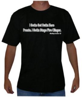 Wedding Crashers "Stage Five Clinger" Mens Funny Movie Line T Shirt Novelty T Shirts Clothing
