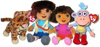 Dora the Explorer Boots Diego Baby Jaguar Plush Doll Toys & Games
