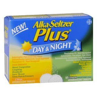 ALKA SELTZER PLUS AM/PM EFFERVES 20Tablets Health & Personal Care