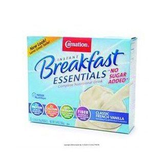 Carnation Breakfast EssentialsTM No Sugar Added Powder Supplement Flavor Variety Pack Includes 3 each Creamy Milk Chocolate & Classic French Vanilla and 2 Strawberry Sensation Calories 130 / Packet   Case of 64 Lab And Scientific Products Industri