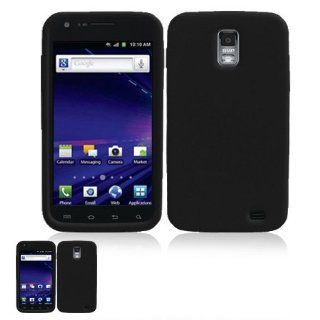 Samsung Galaxy S II i727 Skyrocket Black Silicone Case Cell Phones & Accessories