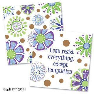 Split P I Can Resist Anything Except Temptation Beverage Napkins Health & Personal Care