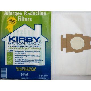 Kirby Part#204808   Genuine Kirby Style F HEPA Filtration Vacuum Bags for Sentria Models   6/Package, Sentria, for units built on 2009 and later.   Household Vacuum Bags Upright