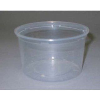 WNA APCTR16 16 oz. Clear Deli Plastic Container 500 containers per case Polypropylene construction produces a stronger, safer, lighter weight and more versatile deli container. Although light weight they stand up to wider temperature tolerances and resist 