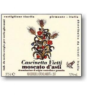 2012 Vietti Cascinetta Moscato D'Asti Docg 750ml Wine