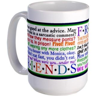  Friends TV Quotes Large Mug