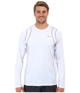 ASICS Thermopolis Crew Mens Long Sleeve Pullover (White)