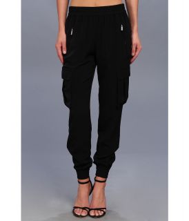 Calvin Klein Cargo Pant w/ Zips Womens Casual Pants (Black)