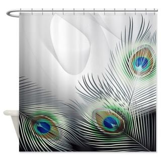  Peacock Feather Fantasy Shower Curtain