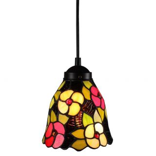 Amora Lighting Tiffany Style Floral Pendant Lamp