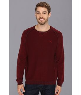Tommy Bahama Barbados Crew Sweater Mens Sweater (Burgundy)