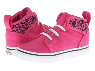 Vans Kids 106 V Mid Fuchsia Pink) Girls Shoes (Pink)