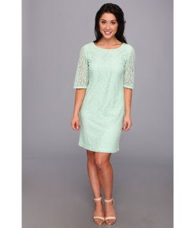 Pendleton Petite Lace Dress Womens Dress (Green)
