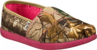 Girls Skechers BOBS World Hide and Seek   Olive/Pink Slip on Shoes