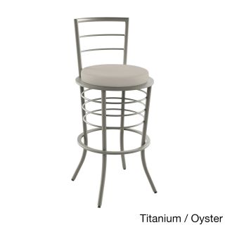 Amisco Broadway 26 Metal Stool With Backrest
