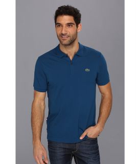 Lacoste LVE S/S Solid Pique Polo Mens Short Sleeve Pullover (Navy)