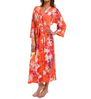 N by Natori Sleepwear WC4003 Shanghai Flower Long Robe