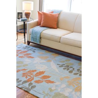 Hand hooked Sabrina Transitional Floral Indoor/ Outdoor Area Rug (9 X 12)