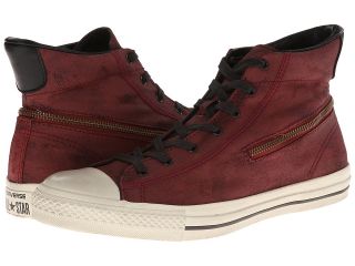 Converse by John Varvatos Chuck Taylor All Star Zip Hi   Painted Canvas Lace up casual Shoes (Red)