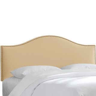 Nail Button Arched Headboard