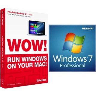 Parallels Desktop 9 for Mac & Windows 7 Professional SP1 64bit (OEM) DVD Bundle Software