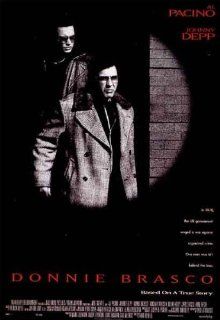 Donnie Brasco Classic Gangster Huge Film PAPER POSTER measures approximately 100x70 cm Greatest Films Collection Directed by Mike Newell. Starring Al Pacino, Johnny Depp, Michael Madsen.   Prints