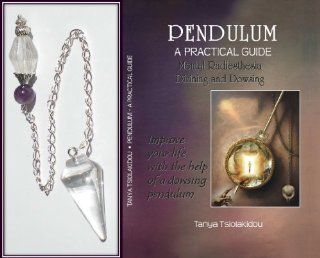 Healing Crystal Gemstone 7 Chakra Sodalite Dowsing Pendulum & Amethyst Crystal Pendulum with Book  Other Products  