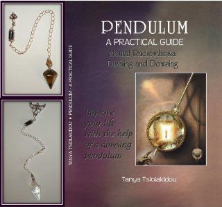 2 Dowsing Divination Crystal Pendulums Rock Crystal Quartz Tiger's Eye with Book This beautiful Dowsing Pendulum is made from polished natural Clear Quartz. The highest quality materials have been used to reveal the natural beauty of this product. The 