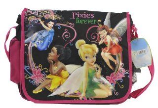 Hot Summer Backpack Deal   Disney Tinkerbell and Fairies Young Adult Messenger Bag and Spongebob Pack of Four Kid Hangers Set, Messenger Bag Size Approximately 14" Toys & Games