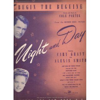 "Begin the Beguine" from the Warner Bros. Picture Night and Day Sheet Music (Cary Grant and Alexis Smith) Books