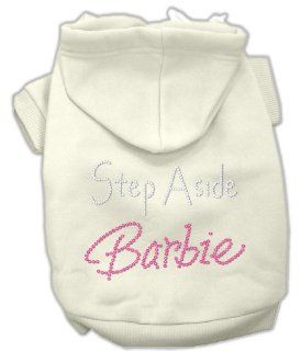 Step Aside Barbie Hoodies Shirt Leash and Collar Set Cream XXXL(20)  